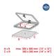 Mosquito net for hatches, small