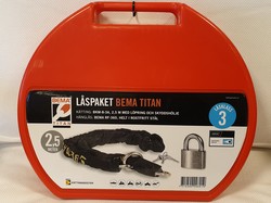 Bema Titan Padlock RF-360 and chain  2,5m