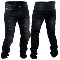 TIMELESS Rascal kevlar jeans, svart, stretch, CE
