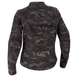 Lindstrands Textile jacket Fryken Women Black/reflecting pattern