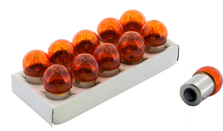 Solero Glödlampa 12V 10W BA15S orange