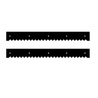 Bronco Toothed wear Bar for V-Plow 75-804800 2pcs