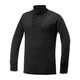 Woolpower Zip Turtleneck 400 Merino Mid layer svart