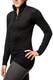 Woolpower Zip Turtleneck 400 Merino Mid layer svart
