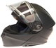 Timeless Flake Modular Snowmobile helmet, mattblack