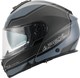 APEX Hjälm MC500 Carbon Dolomites svart/grå/silver glansig