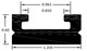 Sno-X Slides Yamaha 132cm Grafit