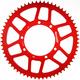Supersprox Bakdrev, Röd, 62 tänder (420), Ø100mm, Fantic 50cc 07-19