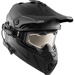 CKX Hjälm + Goggles med elektrisk lins TITAN Airflow Matt svart