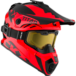 CKX Hjälm + Goggles TITAN Airflow Extra Röd