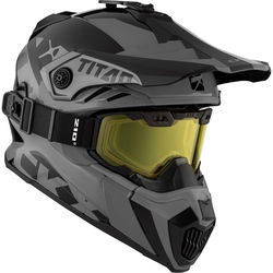 CKX Hjälm + Goggles TITAN Airflow Extra Grå
