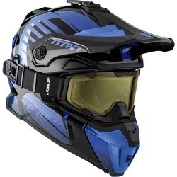 CKX Hjälm + Goggles TITAN Avid Blå