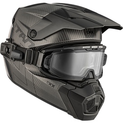 CKX Hjälm Titan AMS Pro Matt Carbon + Eluppvärmda Fotokrom. Brillor