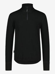 SVALA Merino Extreme Zip-Neck unisex black