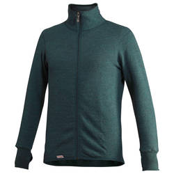 Woolpower Full zip 400 Merino Mid layer Jacka grå