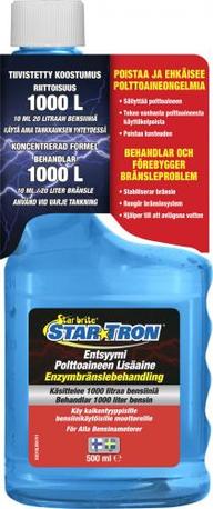 StarTron Bensin bränsleadditiv 500ml behandlar 1000 L