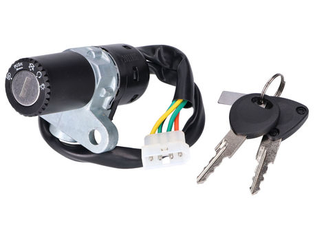 Ignition switch, Rieju MRT PowerUp 09-15 , 4-pin, (0/001.060.8000)