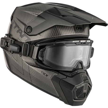 CKX Hjälm Titan AMS Pro Matt Carbon + Eluppvärmda Fotokrom. Brillor