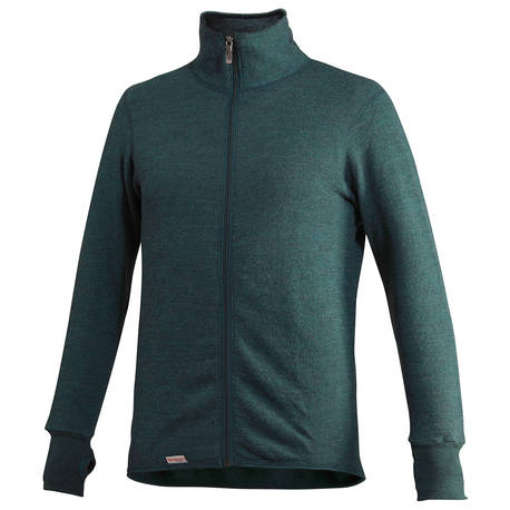 Woolpower Full zip 400 Merino Mid layer Jacka grå