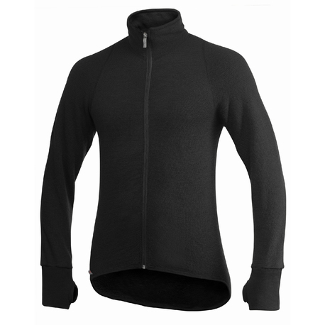Woolpower Full zip 400 Merino Mid layer Jacka svart