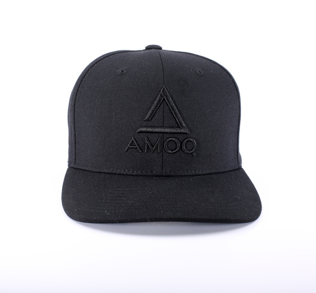 AMOQ Original Snapback Keps Blackout
