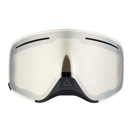 AMOQ Vision Vent+ Dubbellins Magnetic (WITH NOSEGUARD) - Silver Mirror AMOQ Vision Vent+ Dubbellins Magnetic (WITH NOSEGUARD) - Silver Mirror