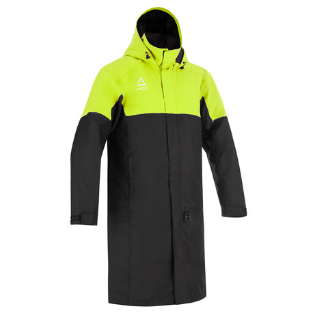 AMOQ Apex Racing Pit Coat Black/Hivis