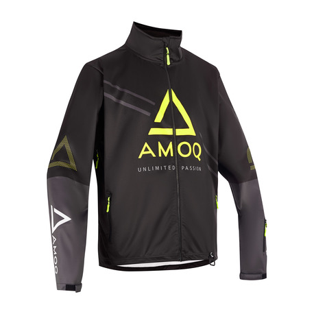 AMOQ Apex Racing Jacket Black/Grey/Hivis