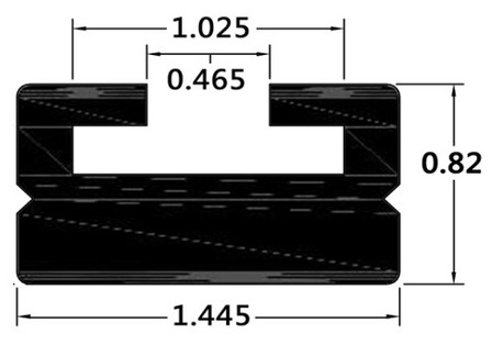 Kimpex Slides Lynx/Ski-Doo 254cm Grafit
